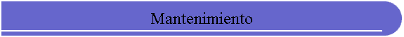 Mantenimiento